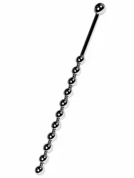 Уретральный плаг-бусины TOYFA Metal длинный – серебристый