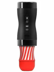 Нереалистичный мастурбатор Tenga Rolling Gyro Roller Cup, 15,5 см, ТПЭ, красный