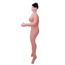 Надувная кукла с вставкой вагина-анус с вибрацией и голосом Baile 