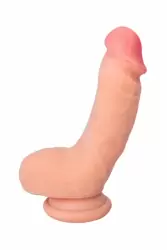 Упругий фаллоимитатор TOYFA RealStick Elite - телесный