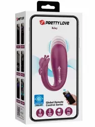 Интерактивное виброяйцо Baile Klay, с поступательными движениями, 20 режимов, силикон