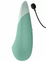 Стимулятор клитора Womanizer Vibe, 10 скоростей, технология UltraWave Vibration, цвет шалфей