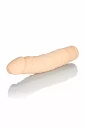 Реалистичный вибратор Calexotics Silicone Stud Woody Vibe in Ivory - телесный