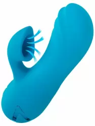 Компактный вибратор-кролик California Exotic Novelties Sunset Beach Seducer, с функцией всасывания, 10 режимов, силикон