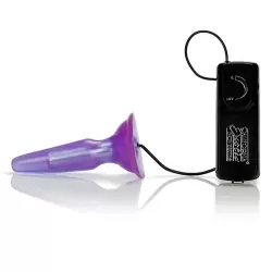 Анальная пробка Tysh Teaser с вибрацией – фиолетовый