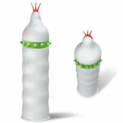 Презерватив Luxe «Заводной Искуситель» со стимулирующими пупырышками - 1 шт