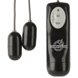 Две вибропули 10X Dual Power Bullets - Short n' Sweet – черный