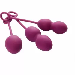 Набор вагинальных шариков Svakom Nova Ball со смещенным центром тяжести - сливовый