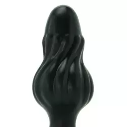 Анальная пробка Platinum Premium Silicone The Spin – черный