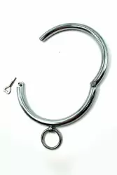 Ошейник металлический с кольцом для фиксации.