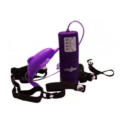 Вибростимулятор клитора Pure Vibes Dolphin в форме дельфинчика – фиолетовый