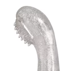 Высокотехнологичный вибромассажер Rotating G-Spot Rabbit с клиторальным стимулятором – прозрачный