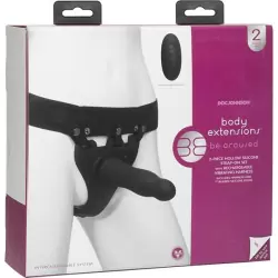 Универсальный полый вибрострапон Body Extensions™ - BE Aroused - Black