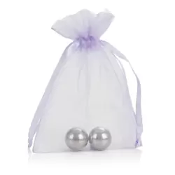 Супертяжелые вагинальные шарики Weighted Orgasm Balls – серебристые