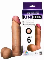 Насадка на пояс Harness UniCock 6” – телесный