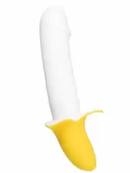 Экзотический вибратор-пульсатор JOS B-nana, с фрикциями, 8 режимов, 19 см