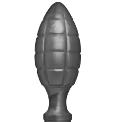 Анальный фаллоимитатор Bombshell Blast Plug – серый