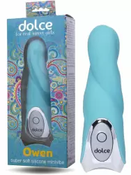 Мультифункциональный мини вибратор Dolce Owen – голубой