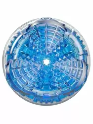 Текстурированный мастурбатор Fleshlight Turbo Core, 24,8 см, ТПЭ, голубой