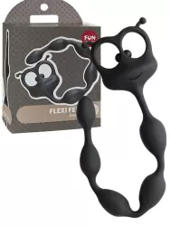 Анальная цепочка Fun Factory Flexi Felix, 32 см, 5 бусин, черный