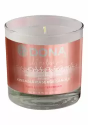 Вкусовая массажная свеча Dona Let Me Kiss You Vanilla Buttercream – ванильный, 135 г