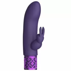 Компактная вибропуля-кролик Dazzling, 11,8 см, 10 скоростей, фиолетовый