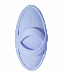 Мини-вибратор на пальцы Svakom Echo 2 с функцией нагрева, 5 режимов, 5 скоростей, дистанционное управление, функция блокировки, голубой