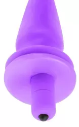 Анальный вибро-плаг Neon Vibrating Butt Plug – фиолетовый