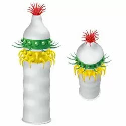 Презерватив Luxe «Гавайский кактус» со стимулирующими усиками - 1 шт