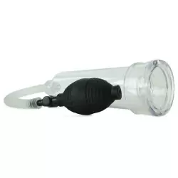 Вакуумная помпа  His Essential Pump Kit и анальный стимулятор – черный