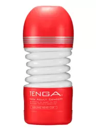Нереалистичный мастурбатор Tenga Rolling Head Cup, 15,5 см, ТПЭ, белый