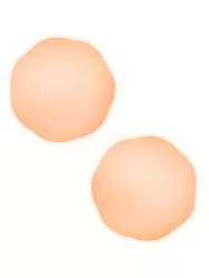 Мягкие наклейки на соски Concorde STARBUST NIPPLE COVERS SILICONE, силикон, телесный