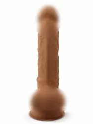 Реалистичный фаллоимитатор SILEXD Model 1 с мошонкой, 17,6 см, силикон, телесный