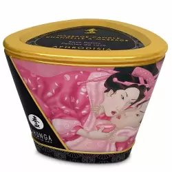 Массажное арома масло в виде свечи Rose Petals Лепестки роз – 170 мл