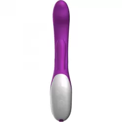 Перезаряжаемый вибратор Nexus Femme Cadence с мануальной стимуляцией точки G - фиолетовый с белым