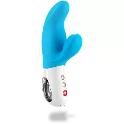 Водонепроницаемый вибратор Fun Factory Miss Bi, 17 см, 6 режимов, голубой