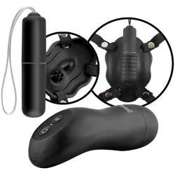 Стимулятор клитора бабочка Remote Control Butterfly Strap-On – черный	