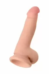 Реалистичный фаллоимитатор с вибрацией TOYFA RealStick Elite 15 см - телесный