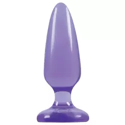 Анальная пробка Jelly Rancher Pleasure Plug - Medium средняя – фиолетовый