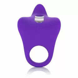 Эрекционное виброкольцо Remote Orgasm Ring с беспроводным пультом – фиолетовый