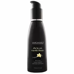 Съедобный лубрикант со вкусом ванили Wicked Aqua Vanilla Beanl - 120 мл