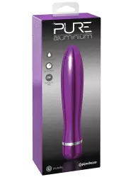 Вибромассажер Pure Aluminium Large Purple – фиолетовый
