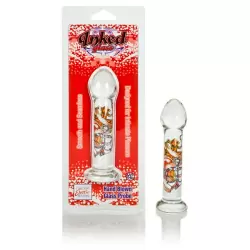 Анальная пробка Inked Glass из стекла – прозрачный