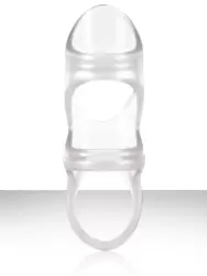 Эрекционная насадка с кольцом для мошонки Renegade - Clear