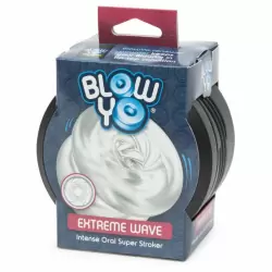 Стимулятор для пениса BlowYo Extreme Wave волнистый – белый