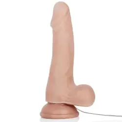 Фаллоимитатор Rotating Emperor 6 с вибрацией – телесный