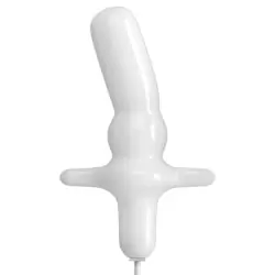 Анальная пробка iSex с USB-питанием – белый