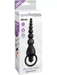 Анальная цепочка Elite Power Beads с вибрацией