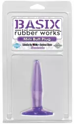 Анальная пробка Mini Basix 4 - Purple