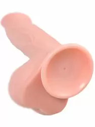 Реалистичный фаллоимитатор My Babe by RealStick My Sweety, TPE, скрытая головка, 21,5 см, телесный